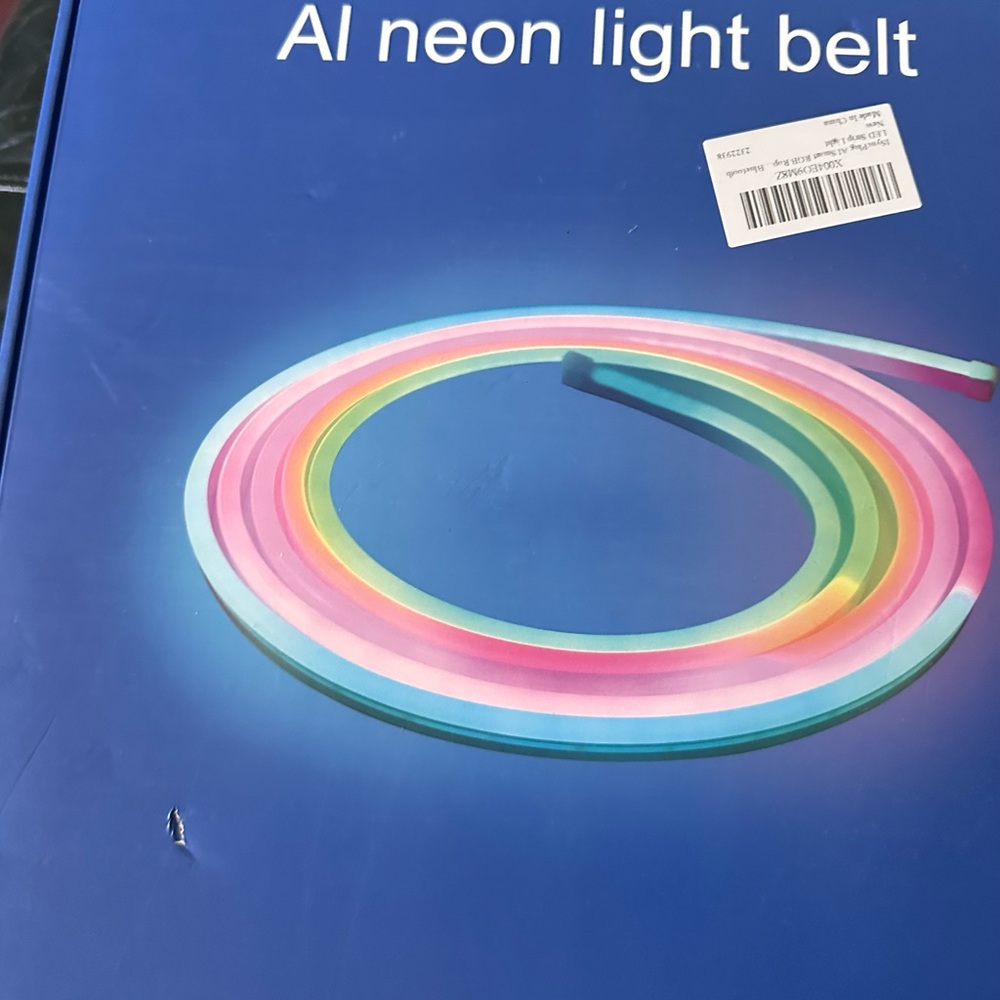Multicolor Neon Light Belt